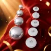 Silver metal button clothing accessories are universal for clothes, trousers, shirts and denim jackets Specification image